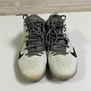 Men’s Nike Force Zoom Trout 5 Turf Shoes Pure Platinum size 12 AH3374-004